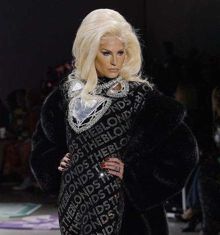 The Blonds, crystals on runway